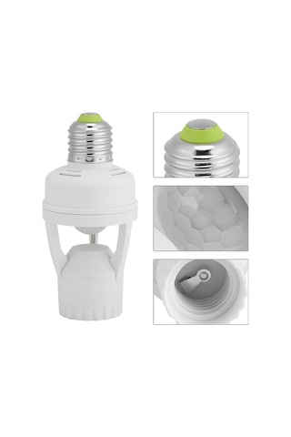 Powermaster E27 Hareket Sensörlü Lamba Tutucu 110-240volt 60watt