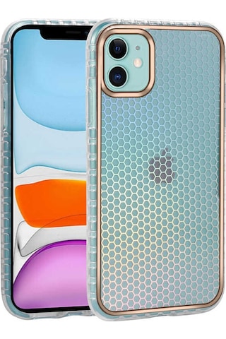 Ardemix Apple Uyumlu iPhone 11 Desenli Parlayan Transparan Avva Kılıf no12 NO12