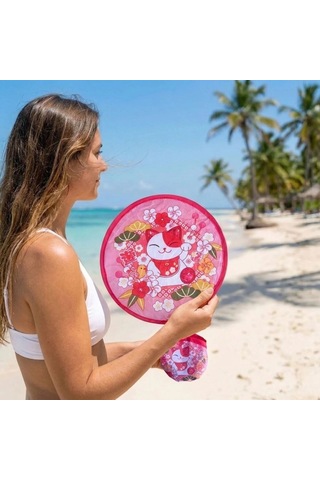 Bakgelal Katlanabilir Cep Yelpazesi 21 Cm Kılıflı Kore Yelpazesi Ultra Hafif, Katlanabilir, 10 Farklı Desen Seçeneği Plaj, Seyahat, Festival Ve Günlük Kullanım İçin - 03-11-000016