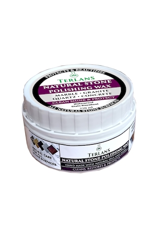 Terlans Doğaltaş Granit Cila Tezgah Dekoratif Eşya Koruyucu Vaks 250 ML
