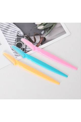 3'lü Kaş Tıraş Bıçağı, Kaş Düzeltici, Çok Renkli