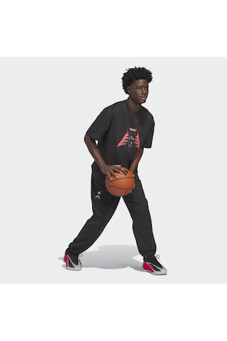 Adidas Anthony Edwards Dawg Erkek Siyah Tişört Jz9447 Siyah