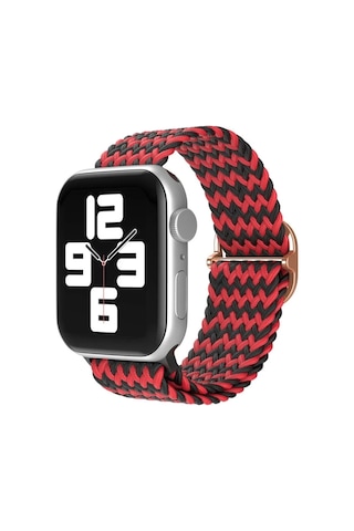 Mey Najmaddin Watch 38mm Star Kordon - Zigzag Kırmızı-siyah Najmaddin