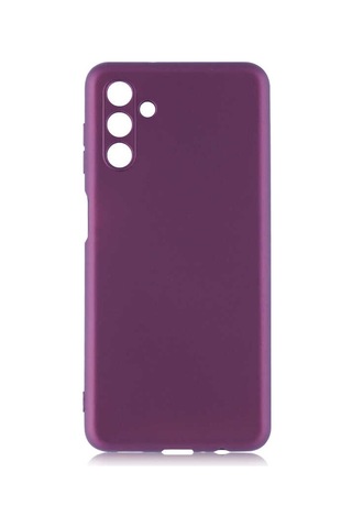 Samsung Uyumlu Galaxy A13 5g Kılıf Zore Premier Silikon Kapak Mürdüm