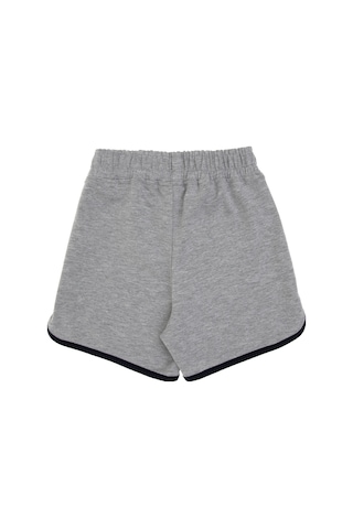 U.S. Polo Assn. Kız Çocuk Gri Melanj Regular Fit Örme Şort 50306297-VR086
