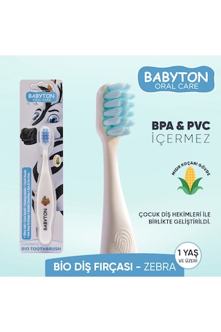 Babyton Bio Zebra Çocuk Diş Fırçası