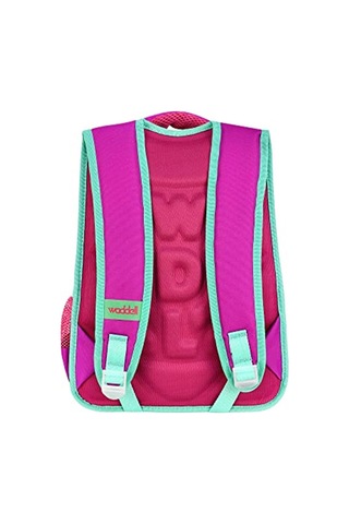 WADDELL Lisansı Fuşya Kelebek Desenli Ilkokul Sırt Çantası Ve Beslenme Çantası, Çok Renkli