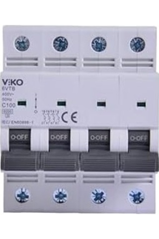 Otomatik Sigorta 6ka C Tipi 4 Kutup 100a