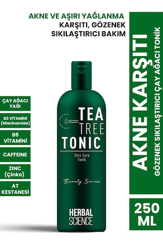 Procsin Herbal Science Akne Karşıtı ve Gözenek Sıkılaştırıcı Çay Ağacı Tonik 250 ML