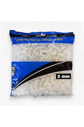 Zenith Kanatlı Alçıpan Dübeli Plastik 2mm Paket İçi 500ad.