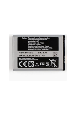 Samsung Uyumlu E1205 E1200 E1207 E250 E500 AB463446BU Pil Batarya