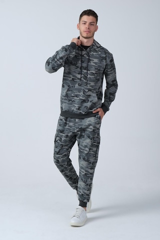 Alexander Gardi Alexandergardı Kamuflaj Desenli Kapüşonlu Sweatshirt E21-72100 001