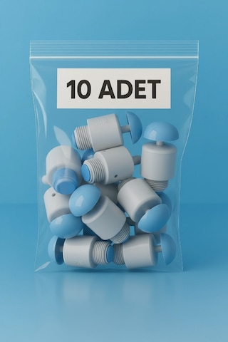 Depolu Sıvı Sabunluk Sistemi Musluğu 10 Lu Paket - Butonlu Musluk