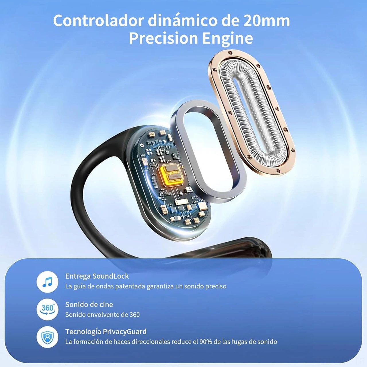 Dofolink Aı Çift Yönlü 144 Dil Anlık Çeviri Kulaklığı - Müzik/arama, Bluetooth 5.4, Açık Kulak Tasarımı, İos/android Uyumlu Q16