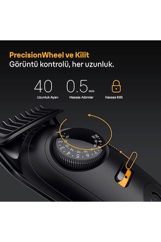 Braun Sakal Düzeltici Series 5, +4 Aksesuar, 40 Uzunluk, Keskin Bıçak, Bt5520