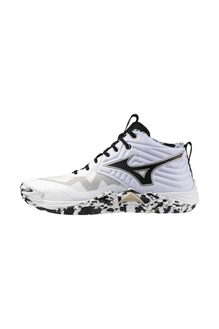 Wave Momentum Elite Mıd Unisex Voleybol Ayakkabısı Beyaz / Desenli Çok Renkli