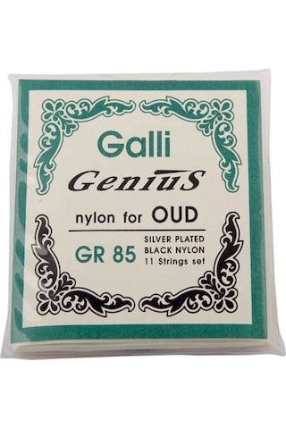 Galli Gr-85 İtalyan Profesyonel Ud Teli Seti-Siyah Renk