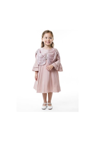 Xo Kids Kız Çocuk Elbise 3-10 Yaş 989 Pembe