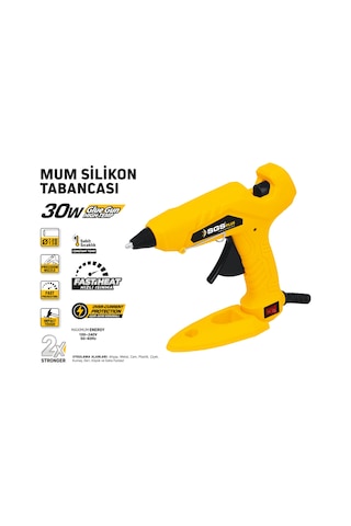 Sgs5290 İnce 7 - 7,5mm Elektrikli Mum Silikon Tabancası 30 Watt