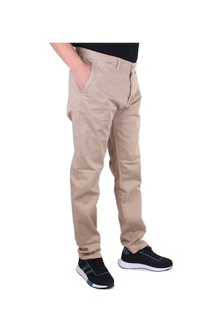 Twister Togo 728 Bej Yüksek Bel Rahat Paça Erkek Kanvas Pantolon Bej
