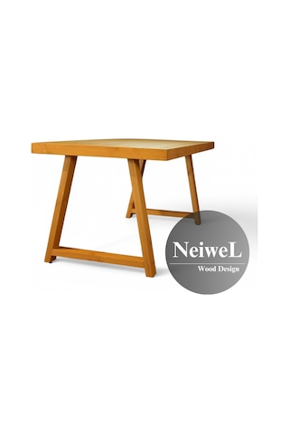 Neiwel Riza Doğal Ahşap Mutfak Ve Yemek Masası-70-120 Açık Ceviz