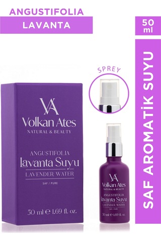 Volkan Ates Natural & Beauty Lavandula Angustifolia Saf Lavanta Suyu Sprey 50 Ml