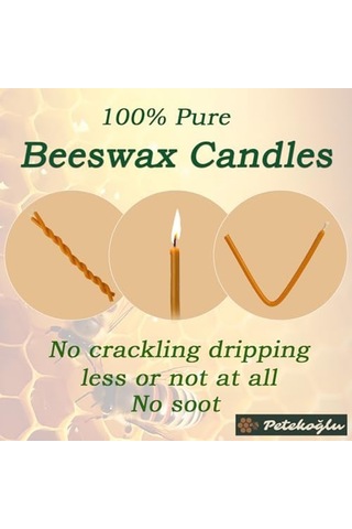 40 Adet 5 Renk Balmumu Mum Dilek Mumu Doğal Petek Ince Uzun Parti Rituel Doğum Günü Mumu Beeswax Candle 5 Renk Birlikte Siyah