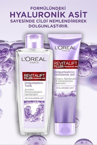 L'oreal Paris Revitalift Filler Dolgunlaştırıcı Tonik 200 Ml - Hyaluronik Asit, 3600523965663 Sku: Smg8690010398598