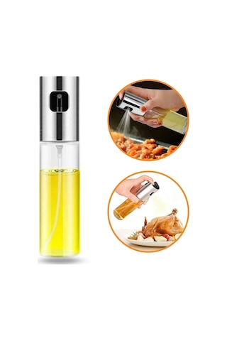 100ml Kapasiteli Şeffaf Spreyli Yağdanlık Sosluk Yağ Püskürtücü Yağ Şişesi Belirtilmemis
