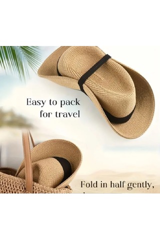 Klasik Unisex Panama Şapka