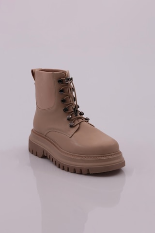 Dgn 2794-2027 Kadin Bağcikli Kisa Bot 2794-2027-R12632 Ten Rengi