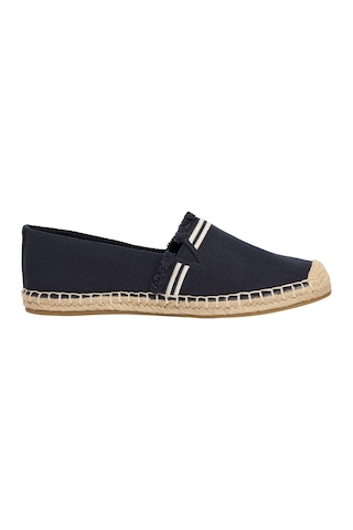 Tommy Hilfiger Frınge Canvas Closed Espadrılle Kadın Mavi Espadril - Fw0fw08881