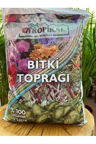 Genel Bitki Besini Ve Tropikal 10 Litre Toprak Seti