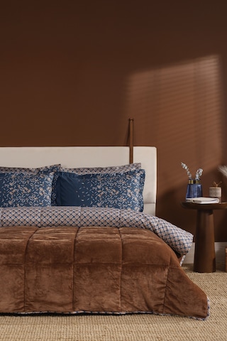 Puffy Gretel Çift Kişilik Threefy Uyku Seti - Camel