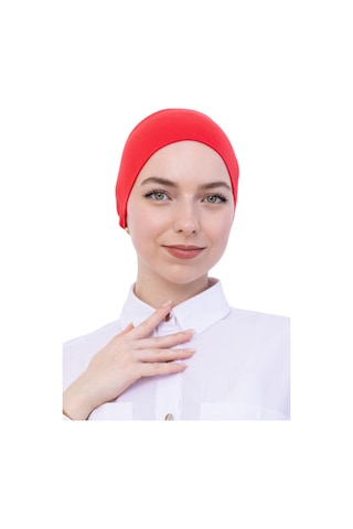 Modish Group Pratik Bone Pamuklu Tesettür İç Bone, Başörtüsü İçin Hazır Viskon Şapka, Namaz Günlük Kullanım İçin Pembe