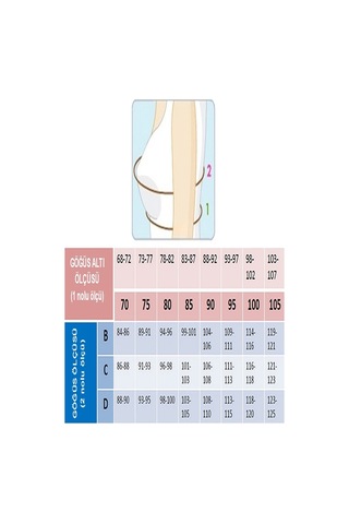Magic Form 4053 Kadın Süngersiz Balenli Toparlayıcı Sütyen-bordo Bordo