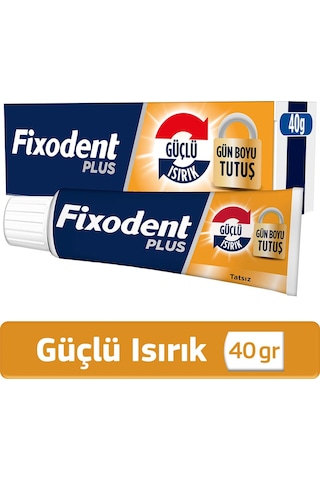 Fixodent Plus Güçlü Isırık Diş Protezi Yapıştırıcı Krem 40 G