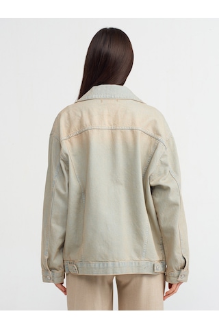 Dilvin Oversize Tint Yıkama Denim Mont Tint