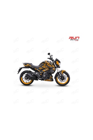 Bajaj Dominar 400-250 Line Graphic Kit Sticker Set Turuncu