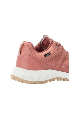 Jack Wolfskin 4051341 2800 Woodland 2 Texapore Low W Outdoor Ayakkabı Pembe Beyaz Pembe Beyaz