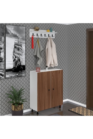 Kenzlife Portmanto Ayakkabılık Ve Askılık Tomak6 Cvzbyz 98 100 32 Otuz Çift Ayakkabı Kapasitesi