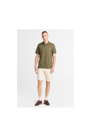 B0a6vdpa581-r Timberland Mıllers Rıver Pique Short Sleeve Polo Erkek T-shirt Haki B0a6vdpa581-r Haki