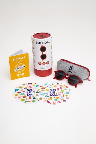 Soleda 3-6 Yaş Çocuk Güneş Gözlüğü Red