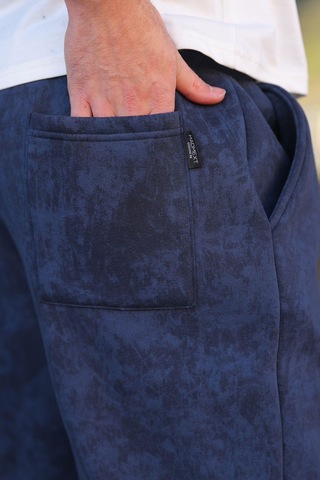 Lacivert Batik Desenli Jogger Eşofman Altı E6582 Lacivert