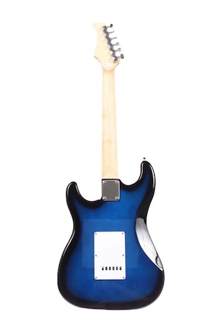 Strat Kasa Hss Manyetik Aeg100 Mavi Elektro Gitar Kılıf-pena-kablo Dahil
