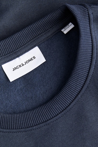 Jack & Jones Jjrush Erkek Sweatshirt Bisiklet Yaka Rahat Günlük Pamuklu Lacivert