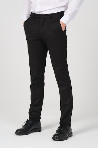 Slim Fit Erkek Kumaş Pantolon Siyah