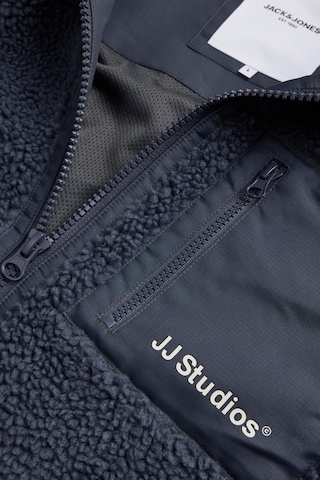 Jack & Jones Jjesoho Erkek Teddy Peluş Ceket Günlük Rahat Lacivert