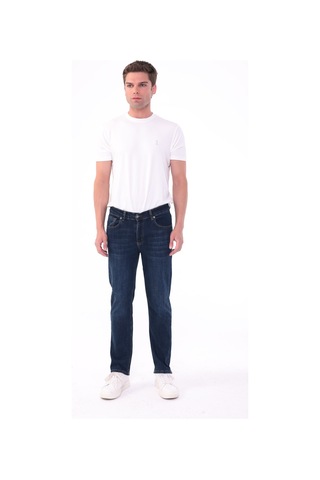 Blayn Jeans Erkek Mavi Diz İzi Yapmayan Pamuklu Esnek Denim Jean Kot Pantolon Regular Kalıp Lacivert