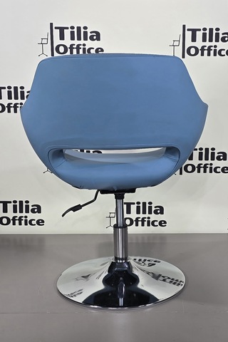 Monaco Çalışma Kuaför Kesim Koltuğu Tepsi Ayak Açık Mavi